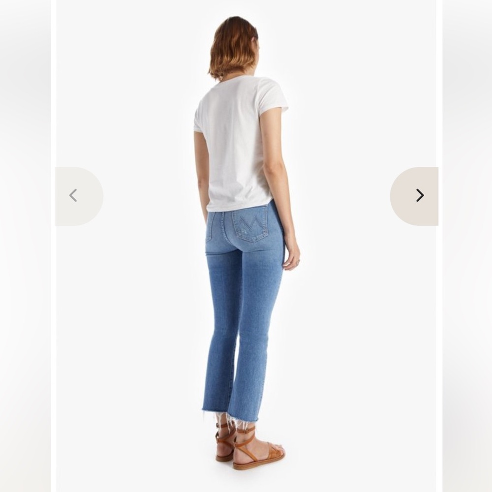 MOTHER DENIM The Hustler Ankle Fray Jeans in Understudy - Picture 14 of 14